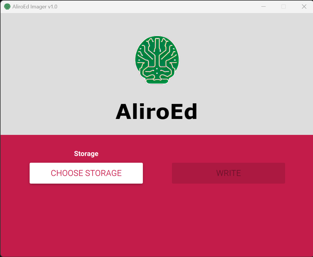 Aliro Imager Start